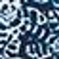 Mottled deep navy and icy blue, with an irregular, abstract pattern.