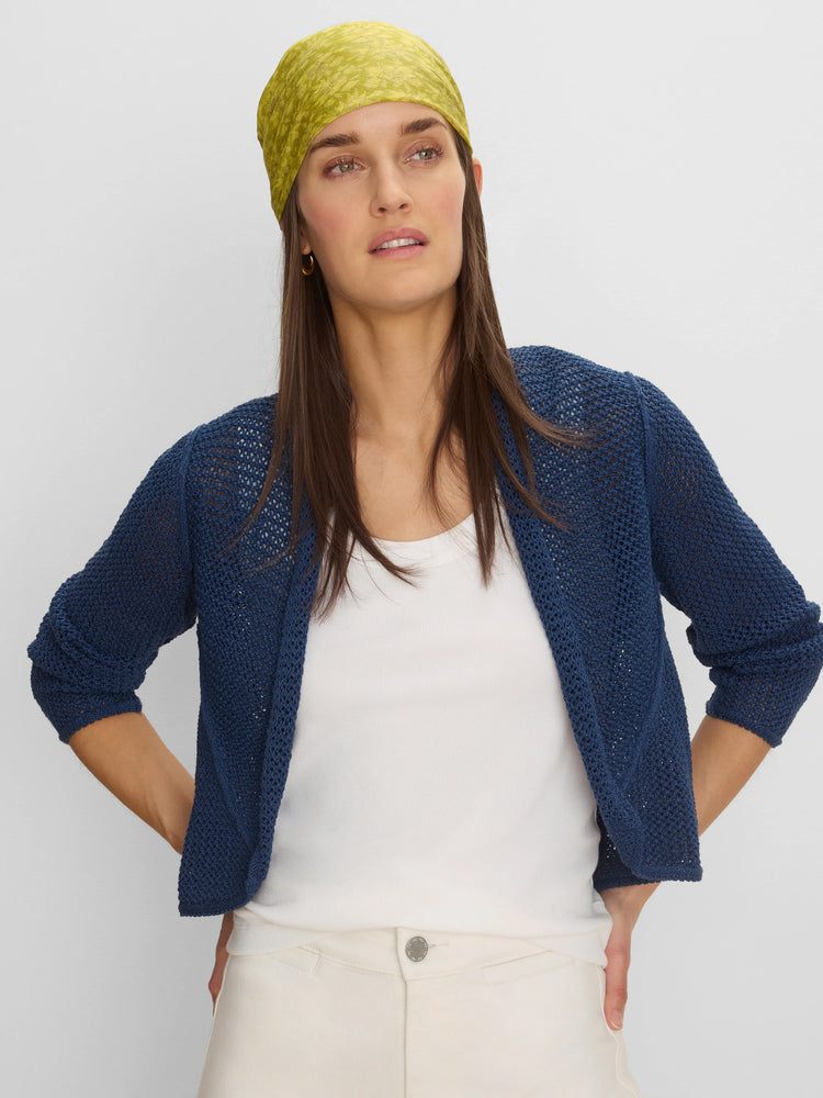 Mesh Cocoon Cardigan in Rin