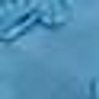 Muted, dusty blue with a soft, subtly mottled texture.