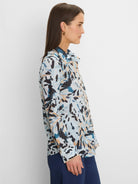 Garden Shade Cotton Crinkle Shirt in Blt