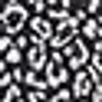 Monochrome leopard print: irregular black spots, high contrast, on a light gray background.