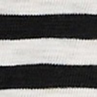 Rough-textured fabric with thick black and white horizontal stripes.
