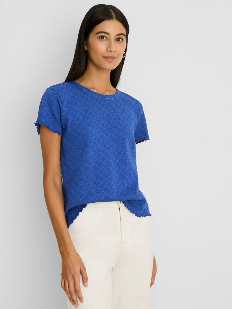 Nzt Lace Knit T-shirt in Npt