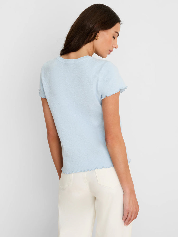 Nzt Lace Knit T-shirt in Sky
