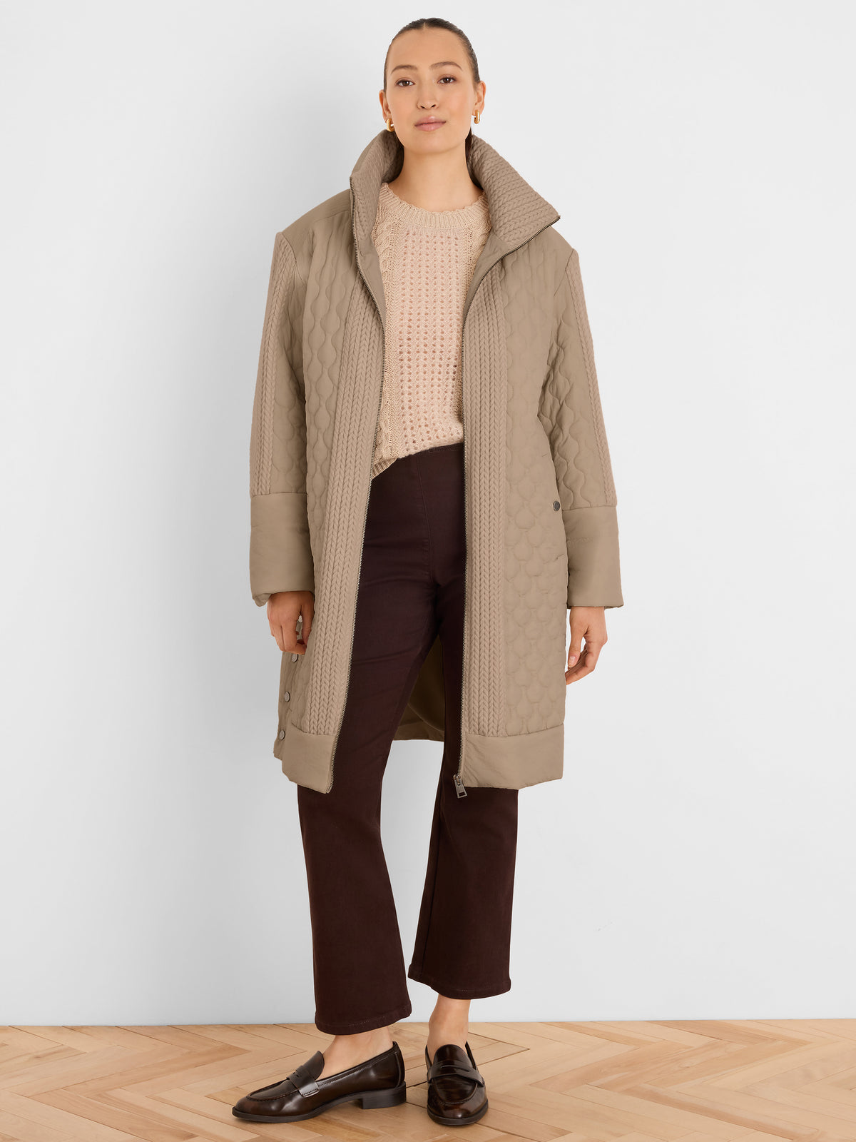 NIC+ZOE Mixed Media Puffer Parka product