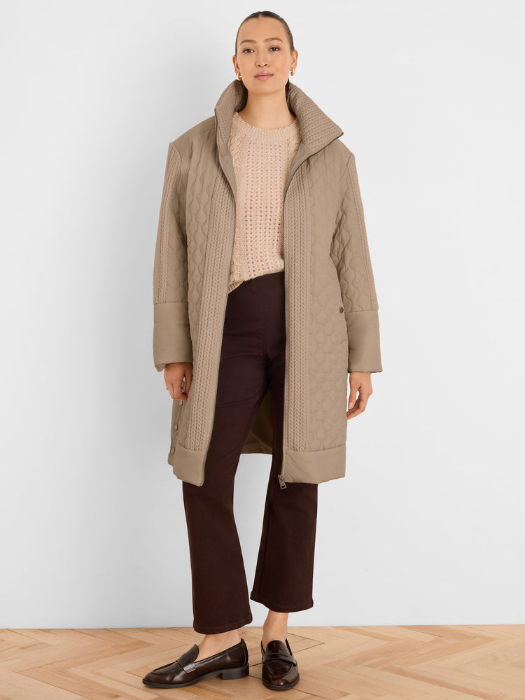 NIC+ZOE Mixed Media Puffer Parka product