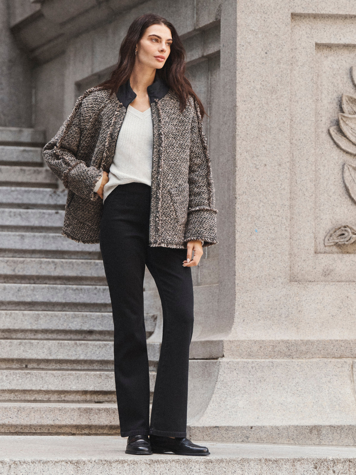 NIC+ZOE Reversible Fringe Mix Coat product