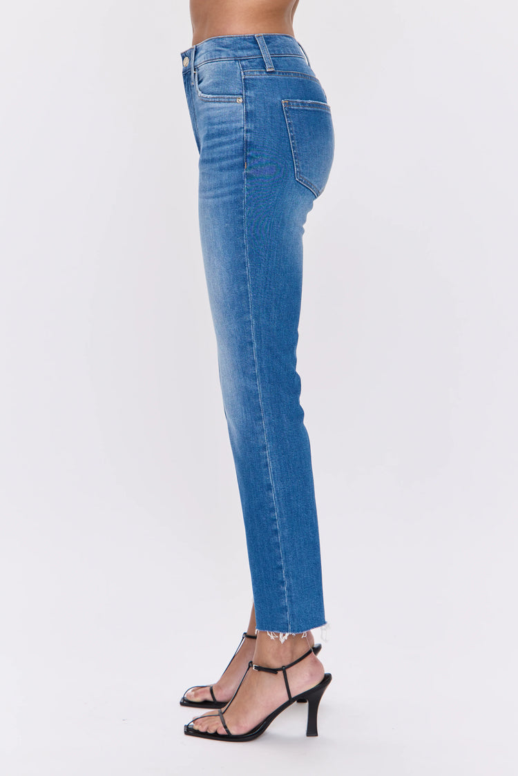Pistola Lennon High Rise Crop Boot Jean in Mws