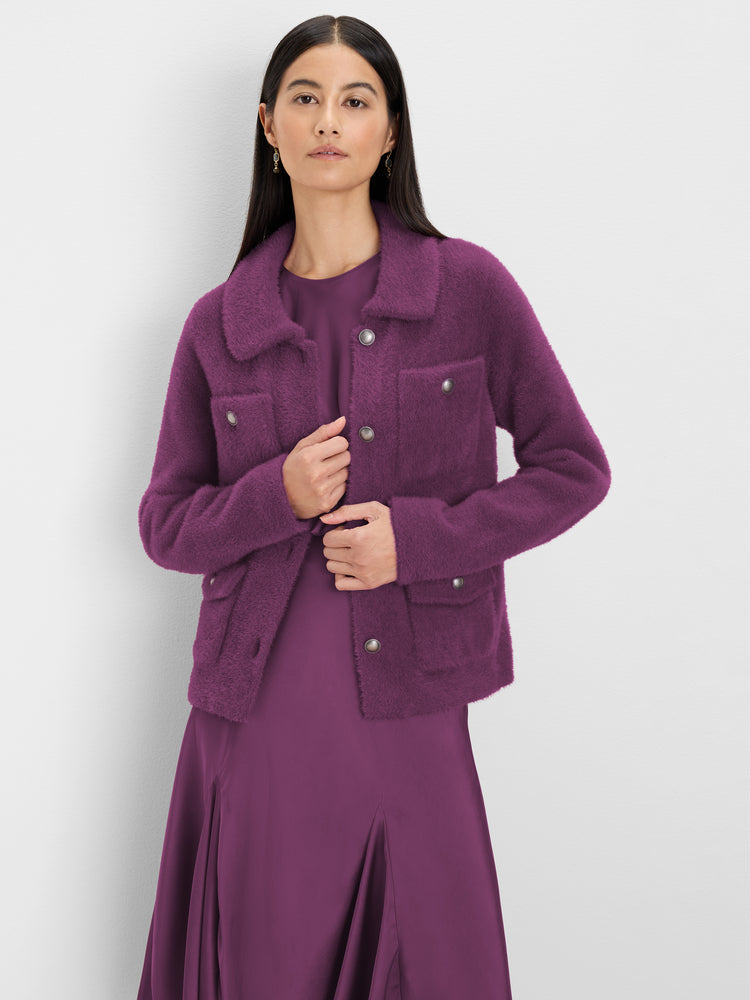 NIC+ZOE Fuzzy Patch Pocket Jacket product