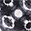 Dark, mottled black and white.  Slightly textured, resembling a blurry, speckled surface. Low con...