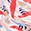Here's a description of the color swatch, suitable for accessibility:

"Swirling mix of muted red...