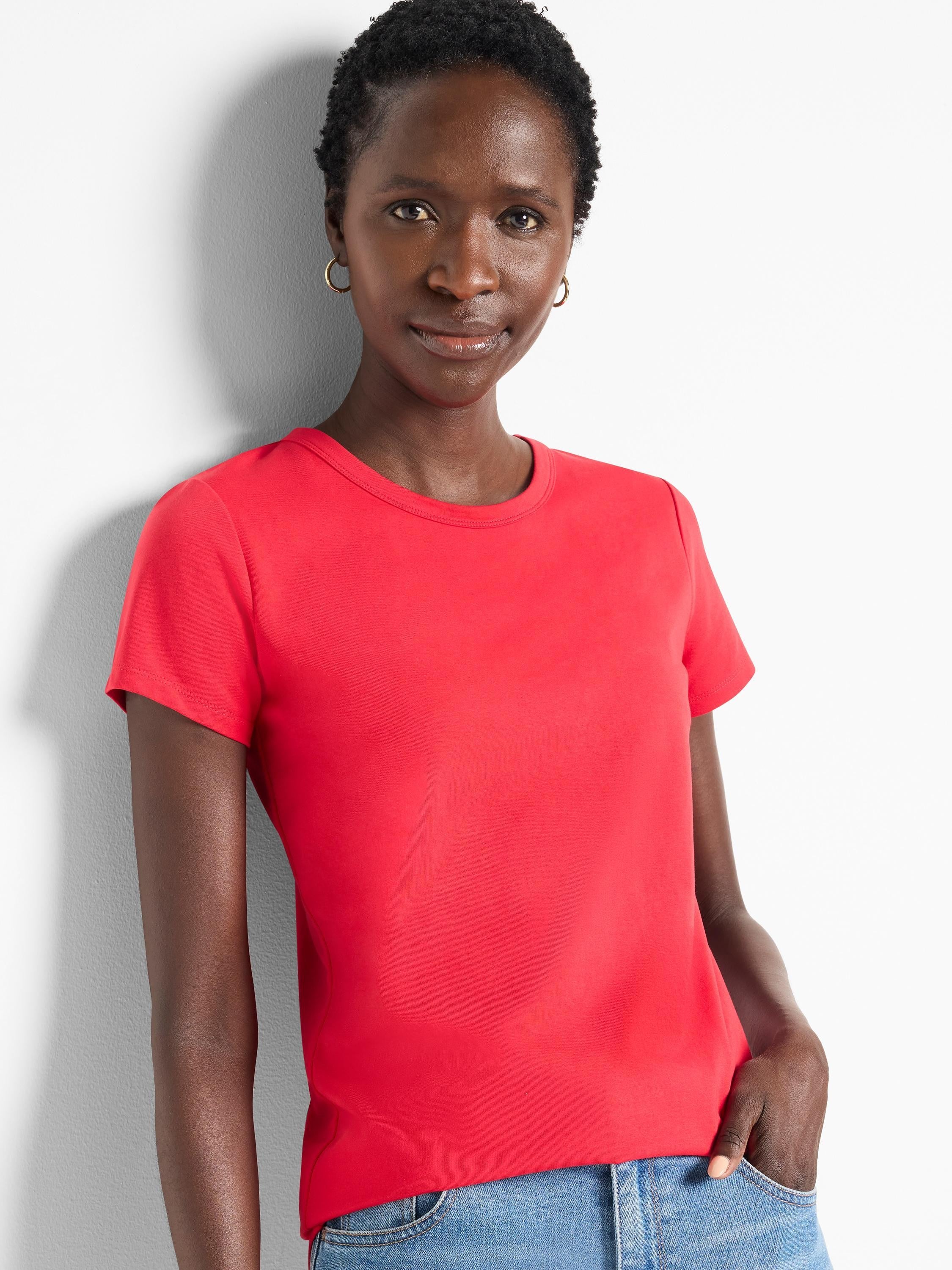 Perfect Knit Crew Neck T-Shirt