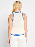Coastline Knit Tank in Cem