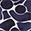 Deep navy blue with a mottled, slightly textured appearance.  White irregular shapes create a spe...