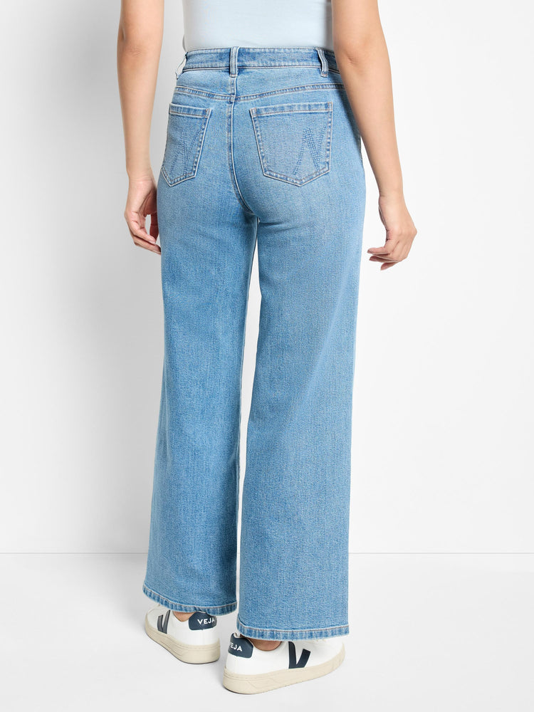 28" Wide Leg Weekend Jeans in Skl