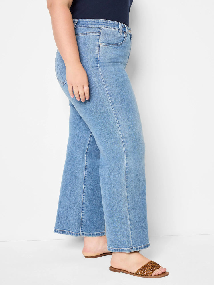 28" Wide Leg Weekend Jeans in Skl