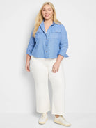 28" Wide Leg Weekend Jeans in Pwh