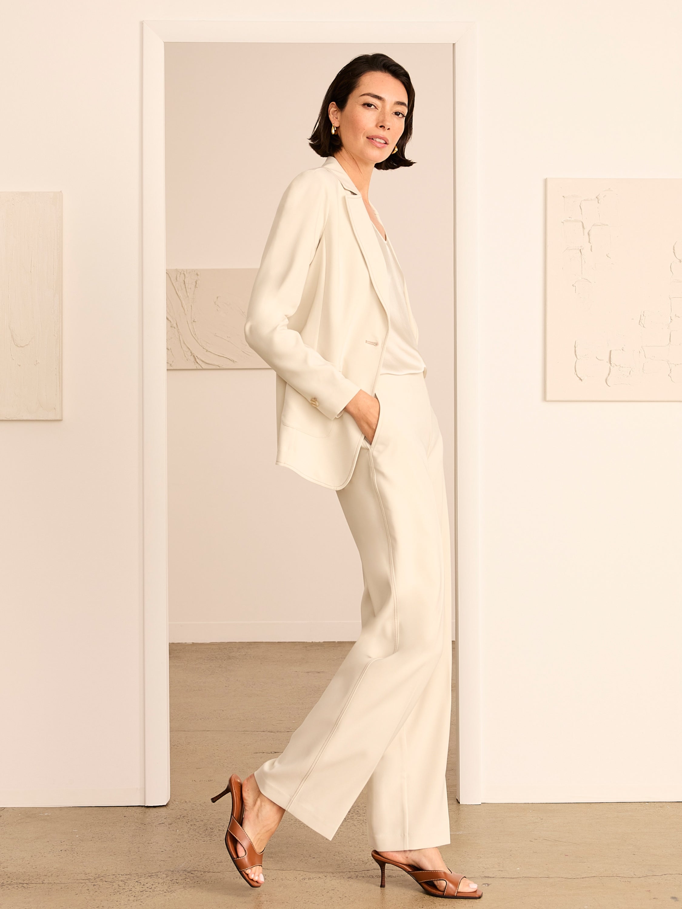 NIC+ZOE Sleek Stretch Accent Stitch Blazer product