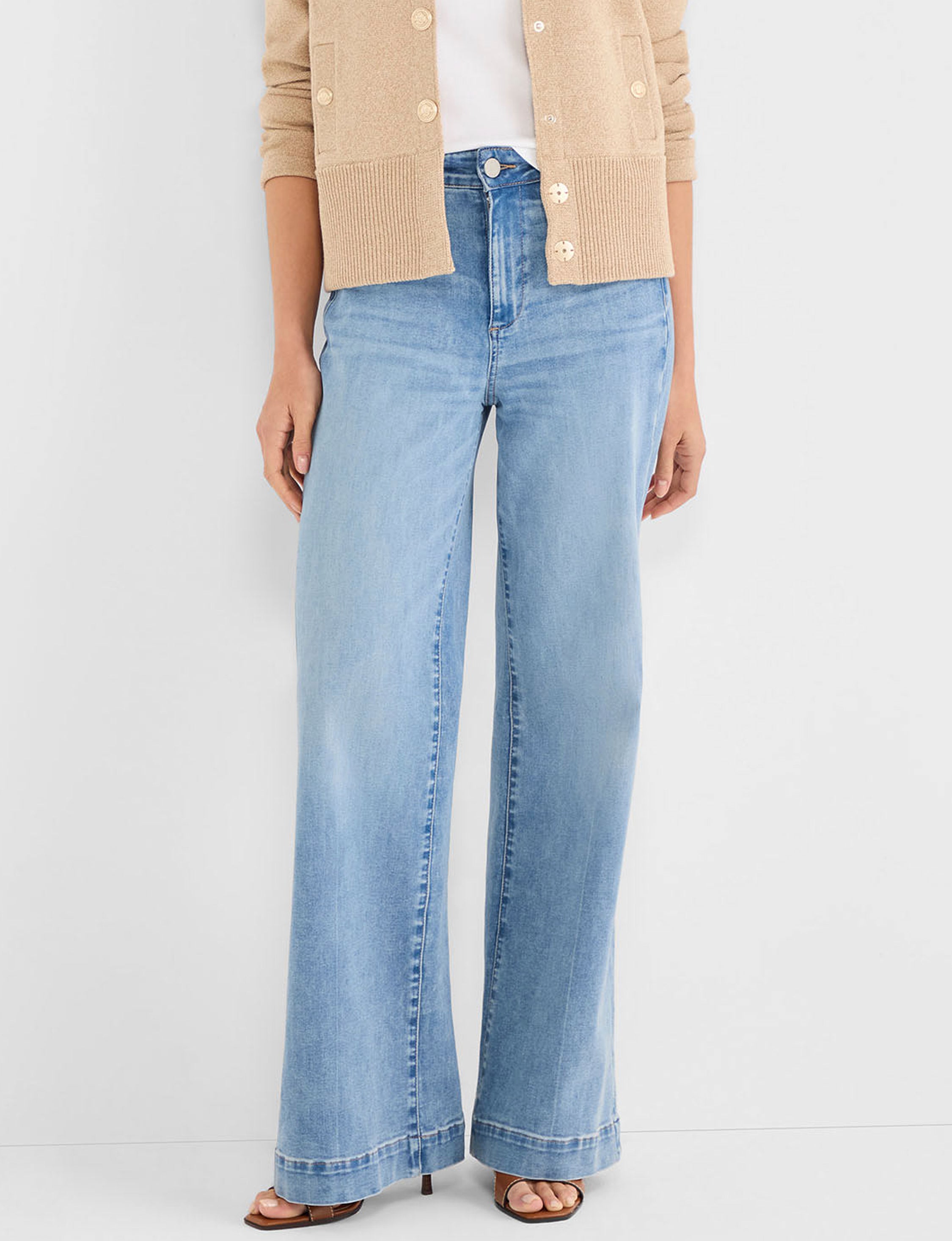 NIC+ZOE 31" Vantage Wide Leg High Rise Jeans product