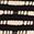 Dark brown and beige striped color swatch.