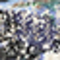 Dark blue swatch, mottled with lighter blues and white, displaying a subtly varied texture.