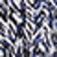 Mottled blend of black, white, and blues (navy to light blue), forming a textured, abstract pattern.