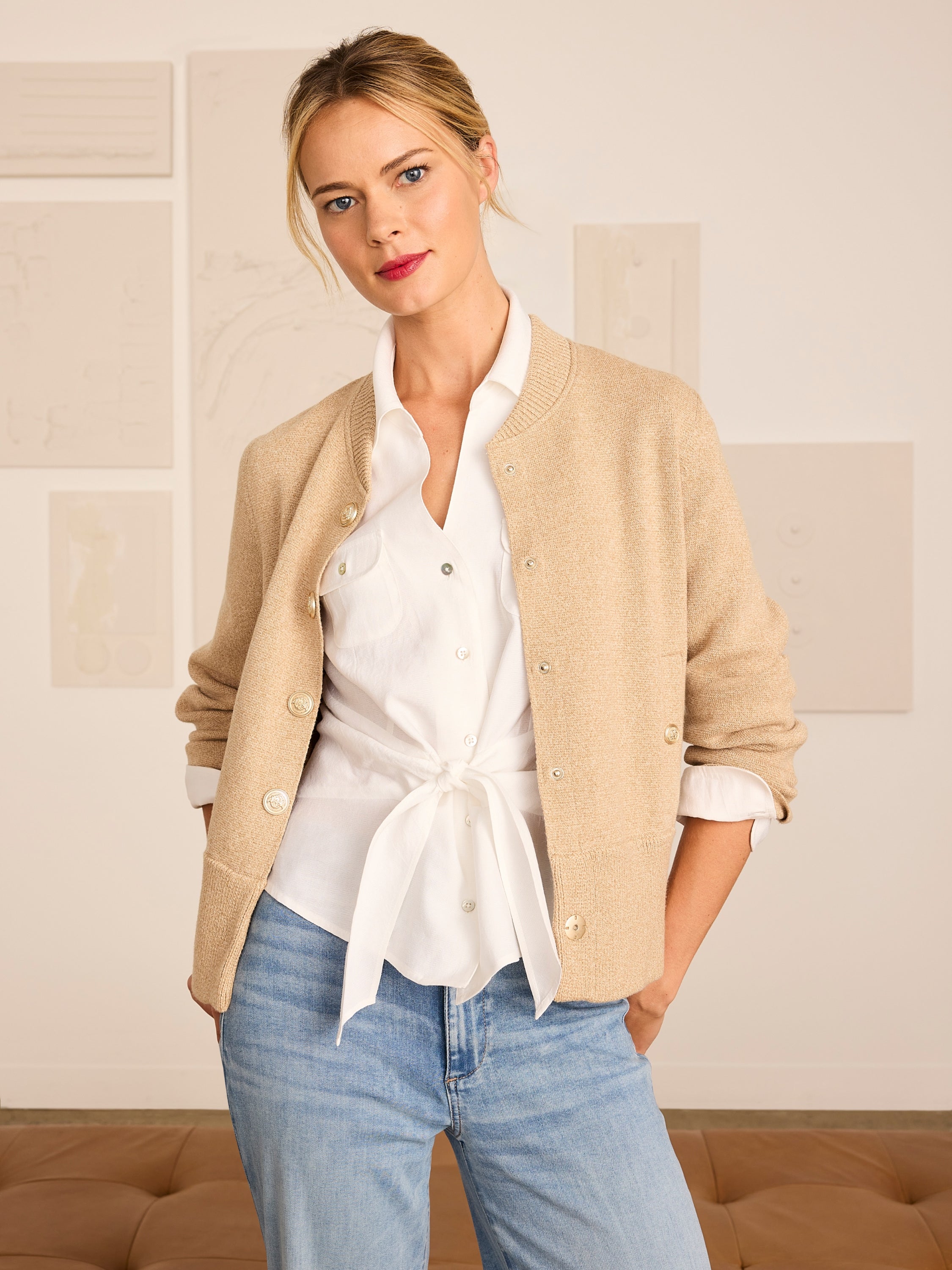 NIC+ZOE Iconic Tie Front Shirt product