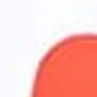 Smooth, vibrant coral-orange.