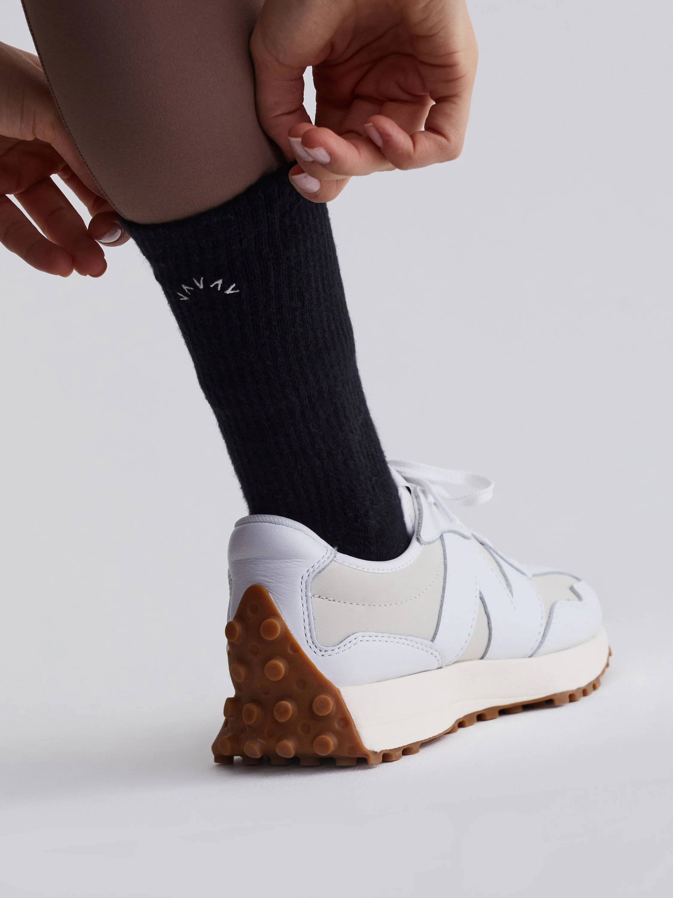 Varley Malloy Everyday Sock in Blk