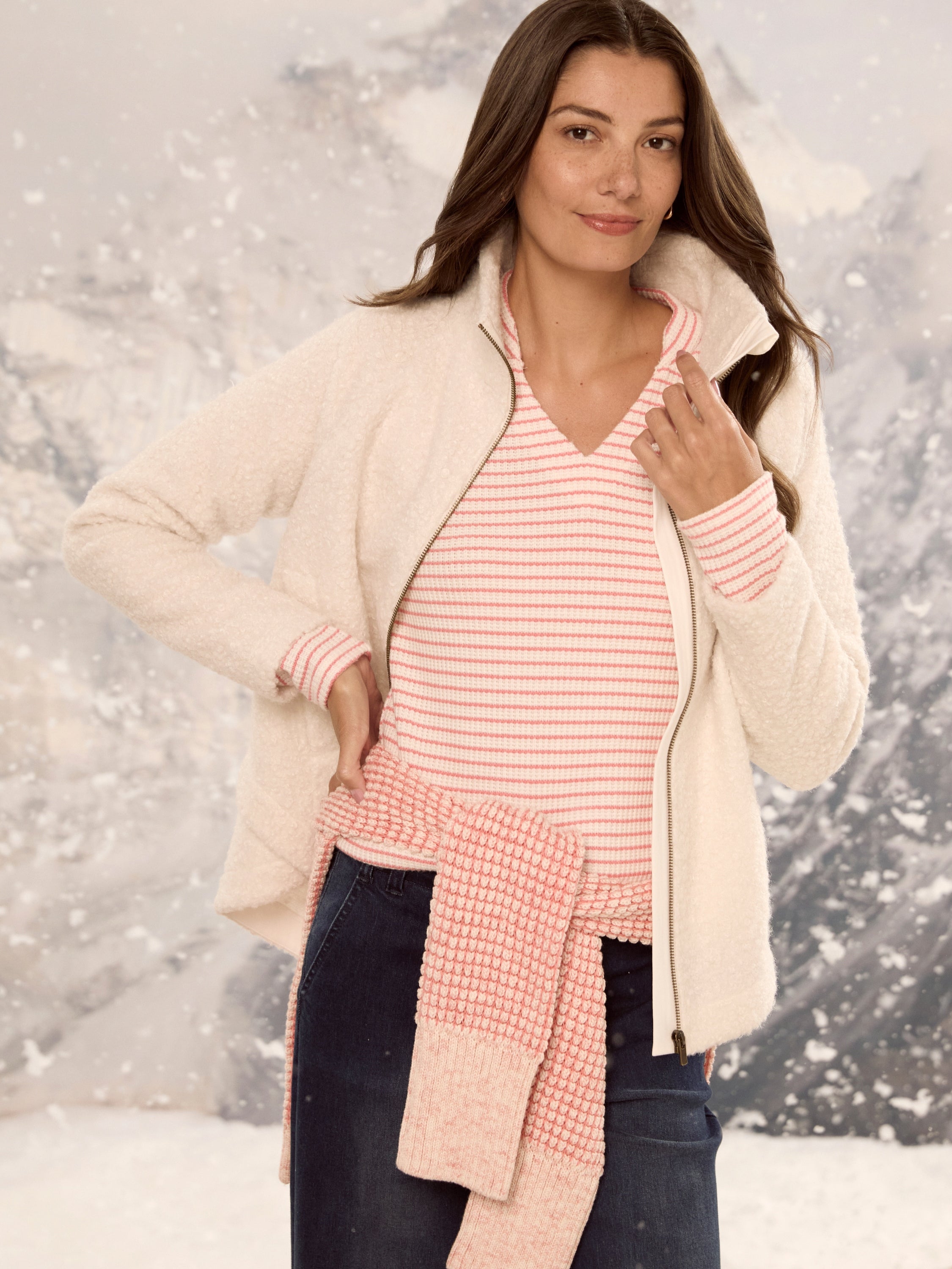 NIC+ZOE Curly Boucle All Year Jacket product