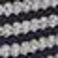 Textured knitted fabric with alternating dark gray and light gray horizontal stripes.