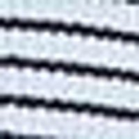 Pale blue-grey woven fabric with irregular black horizontal stripes.