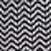 Black and white zig-zag pattern. A smooth visual texture of alternating wavy stripes.