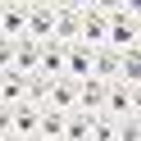 Very blurry, soft, bumpy white fabric with faint light blue and tan. Knitted or crocheted loops.