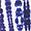 Deep indigo blue color swatch.