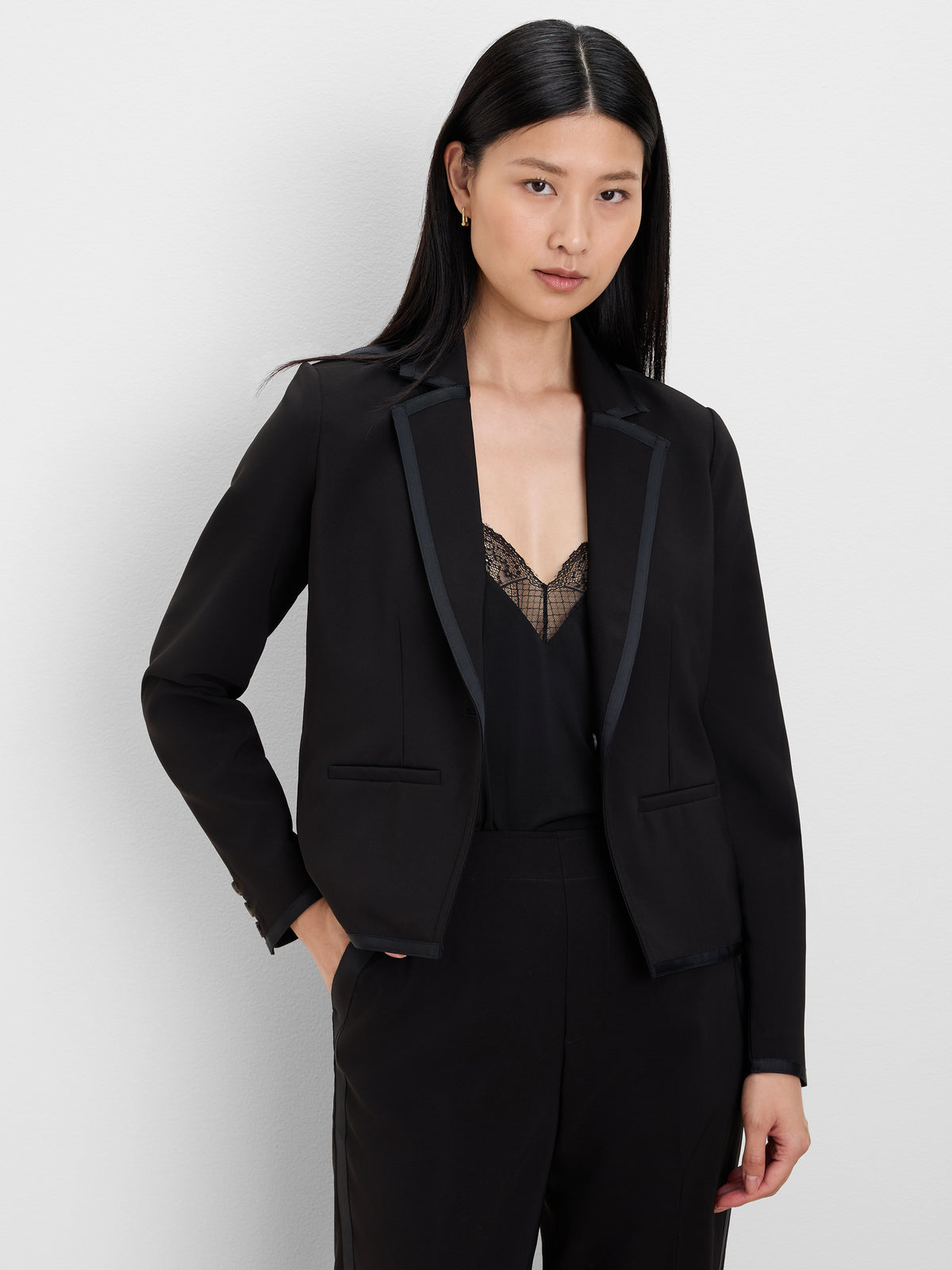 NIC+ZOE Sleek Stretch Grosgrain Anywhere Blazer product