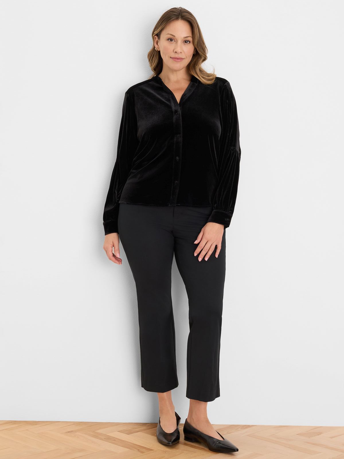 NIC+ZOE Velvet Femme Detail Top product