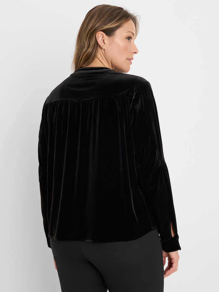 NIC+ZOE Velvet Femme Detail Top product