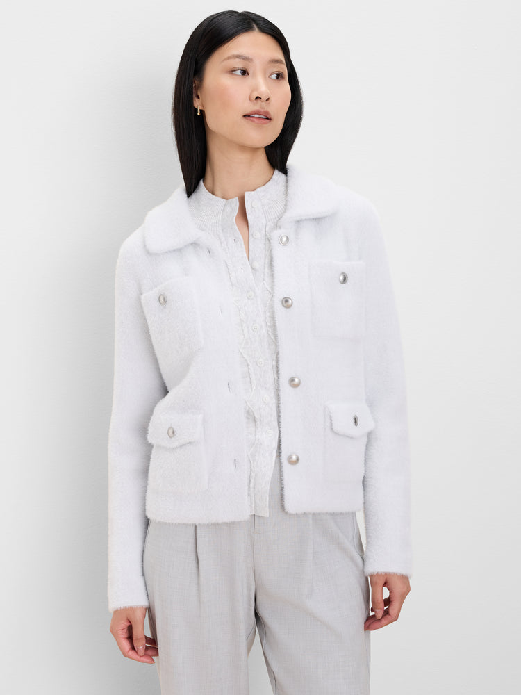 NIC+ZOE Fuzzy Patch Pocket Jacket product