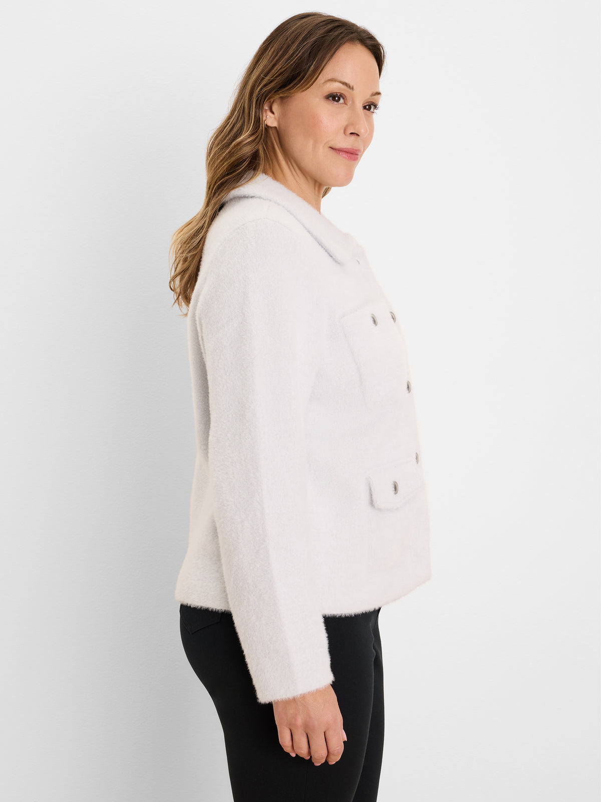 NIC+ZOE Fuzzy Patch Pocket Jacket product