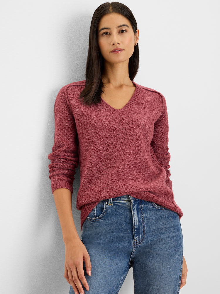 NIC+ZOE Femme Tuck V-Neck Sweater product