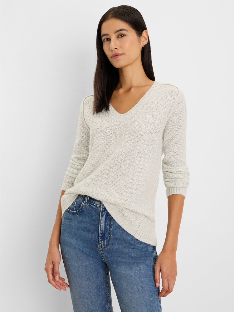 NIC+ZOE Femme Tuck V-Neck Sweater product