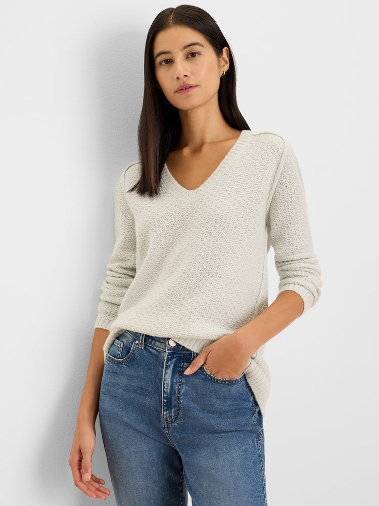 NIC+ZOE Femme Tuck V-Neck Sweater product