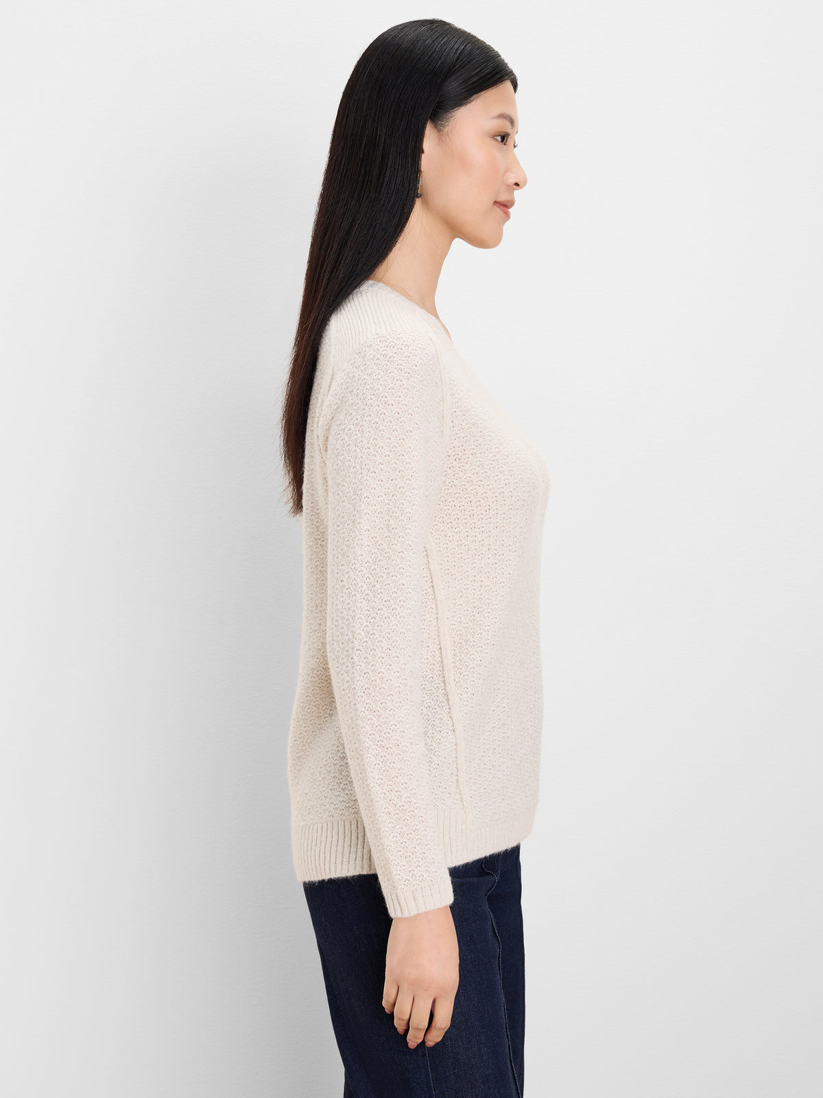 NIC+ZOE Femme Tuck V-Neck Sweater product