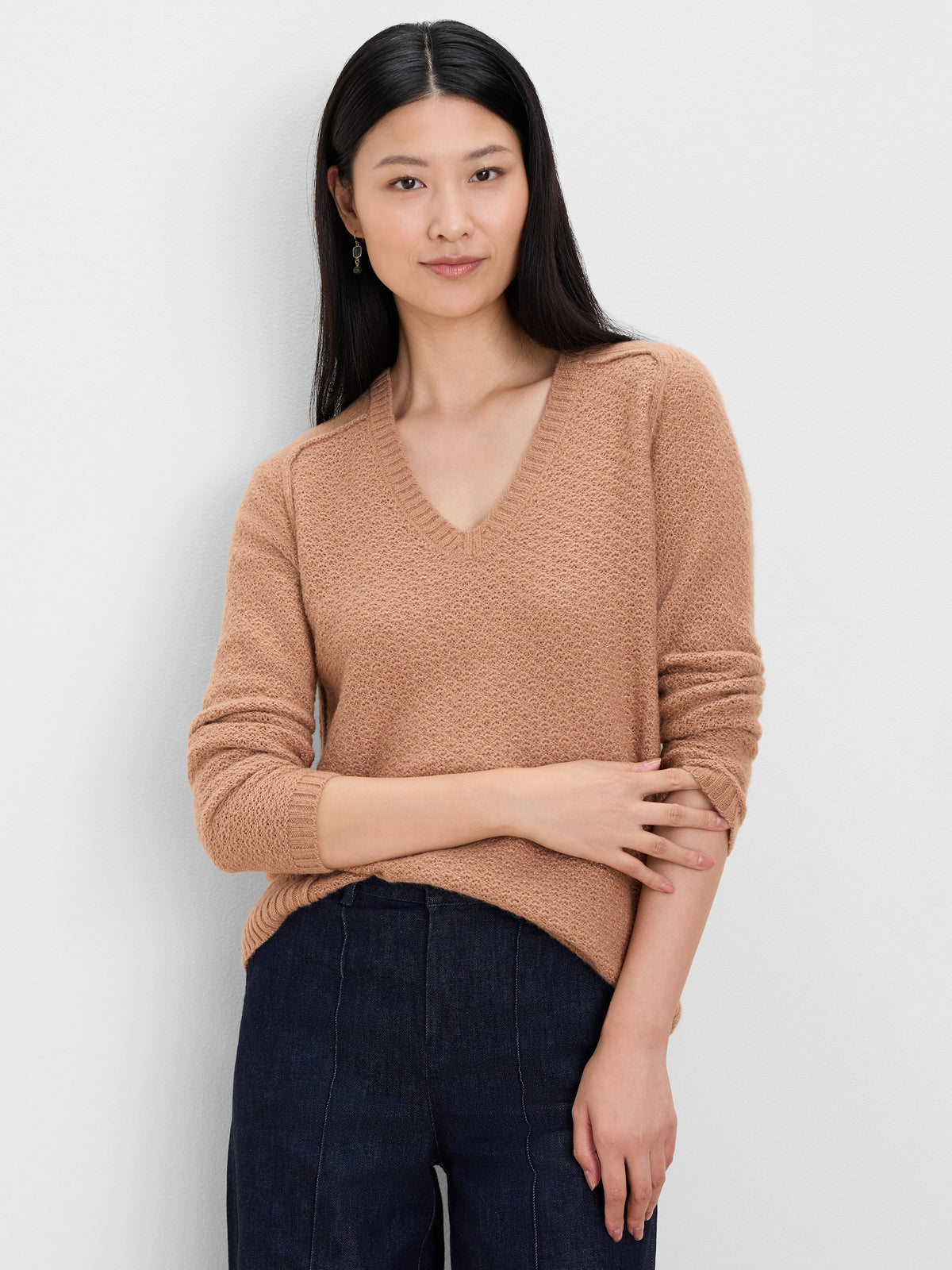 NIC+ZOE Femme Tuck V-Neck Sweater product