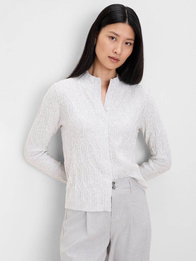 NIC+ZOE Cable Mockneck Cardigan product