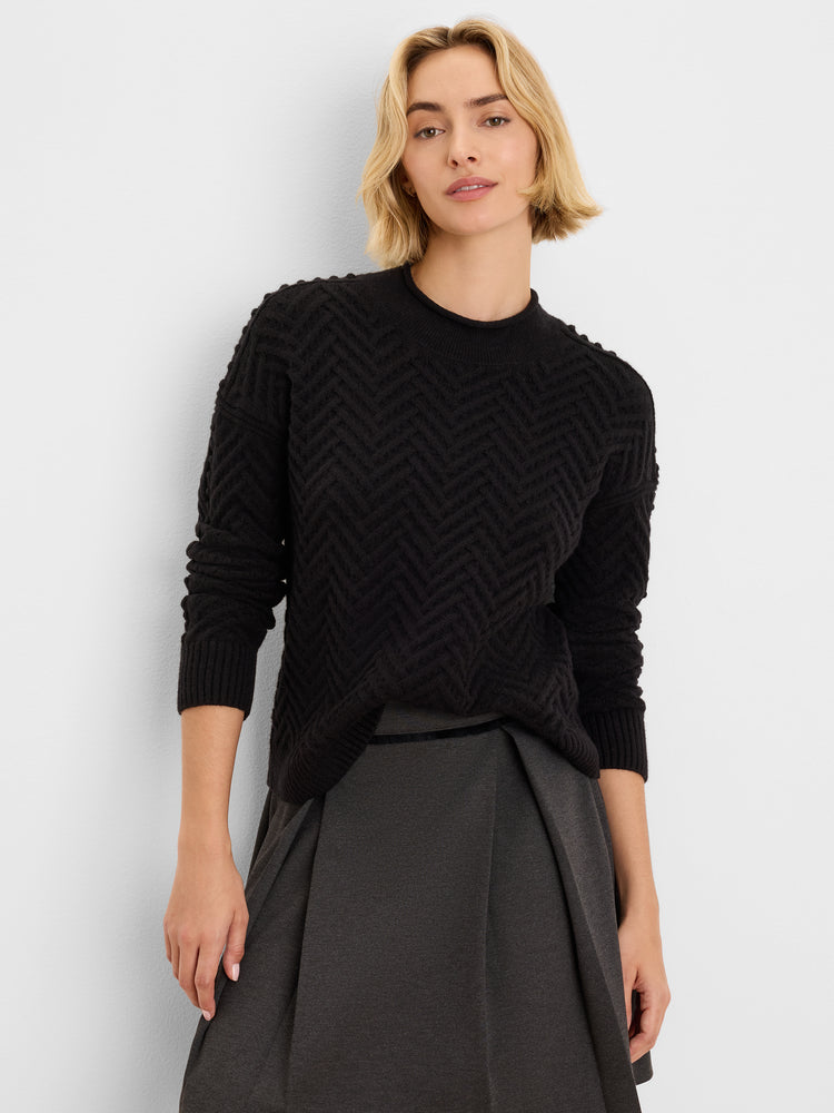 NIC+ZOE Roll Neck Weave Sweater product