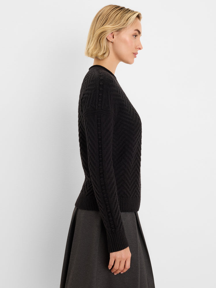 NIC+ZOE Roll Neck Weave Sweater product