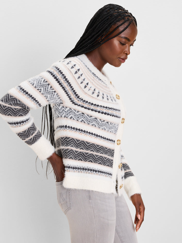 NIC+ZOE Fairisle Stripe Cardigan product