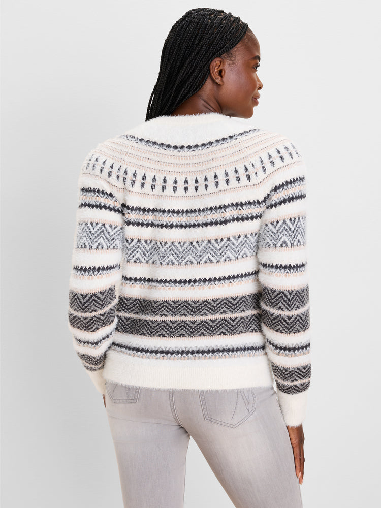NIC+ZOE Fairisle Stripe Cardigan product
